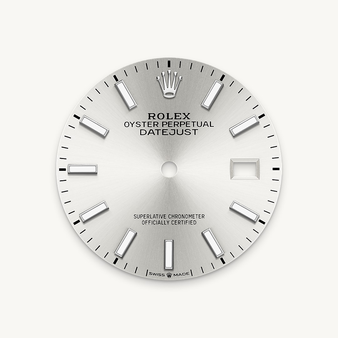 Silver dial