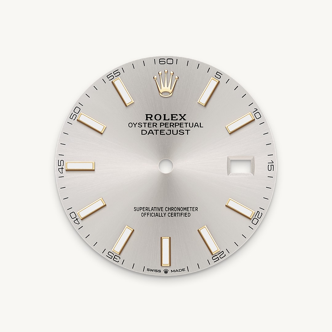 Silver dial