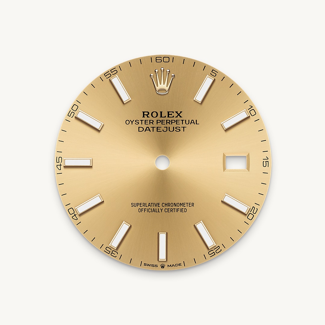 Champagne-colour dial