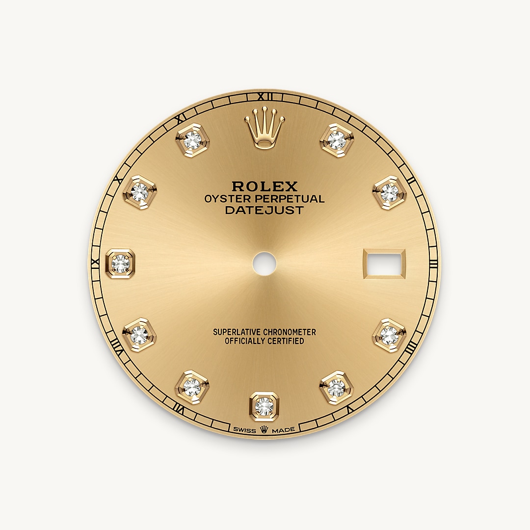 Champagne-colour dial