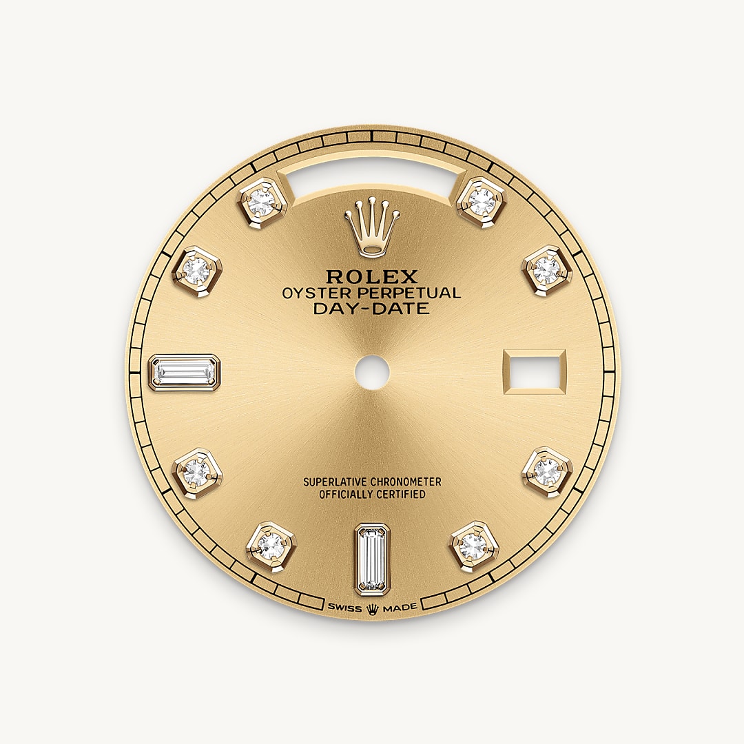 Champagne-colour dial