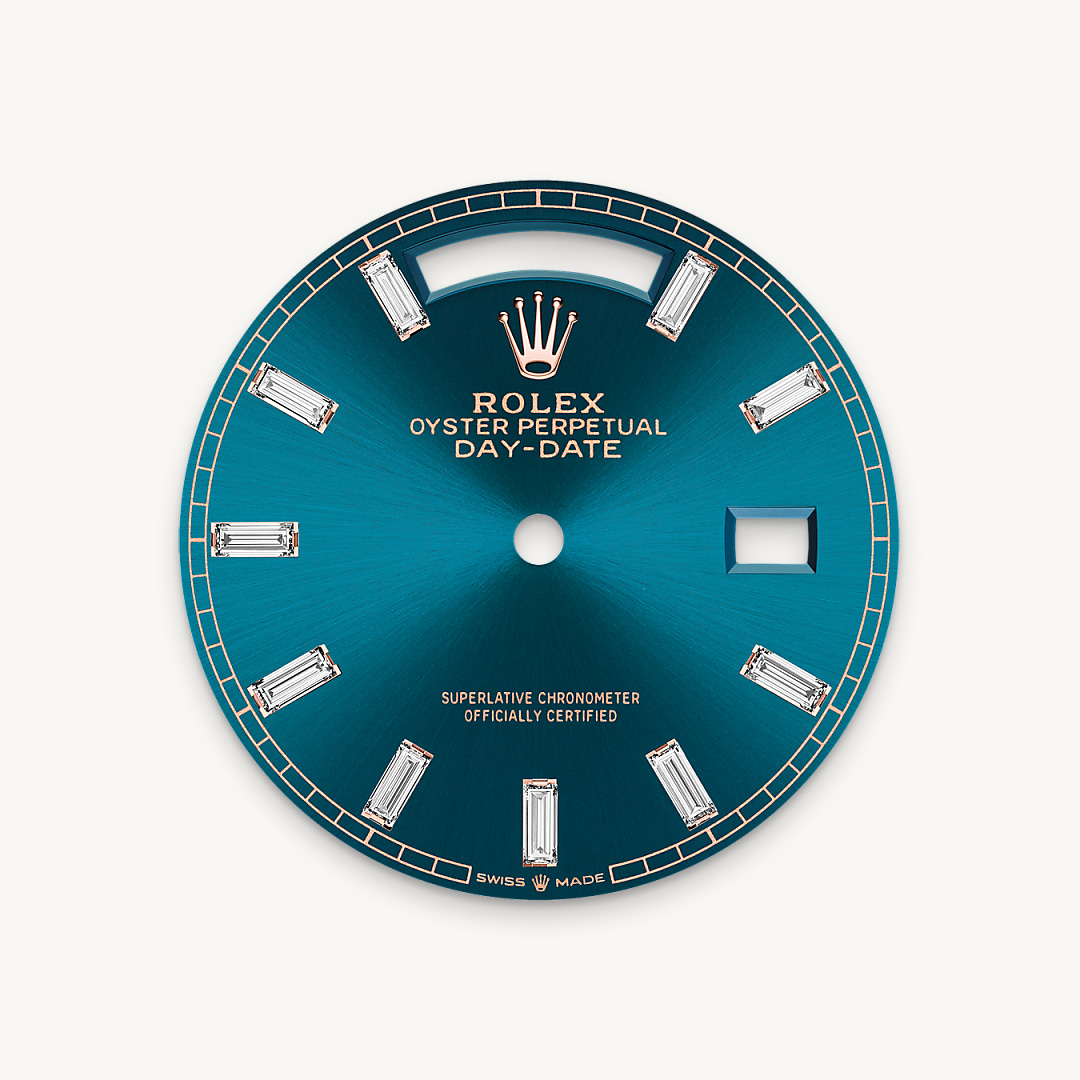 Blue-green dial