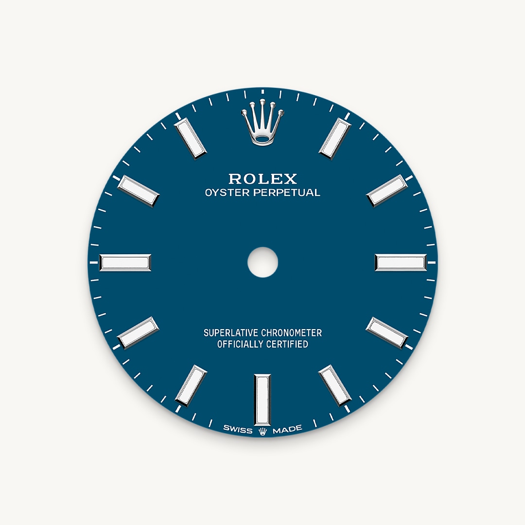 Blue dial