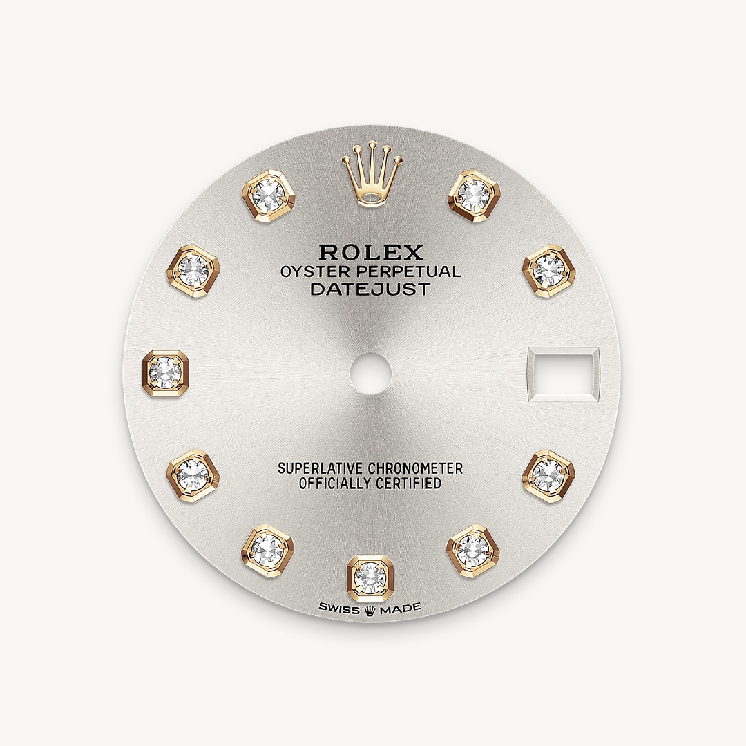 Silver dial