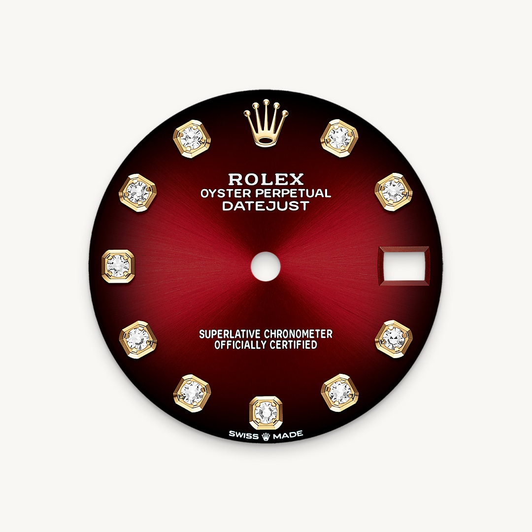 Red ombré dial
