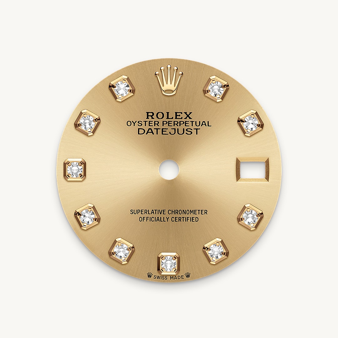 Champagne-colour dial