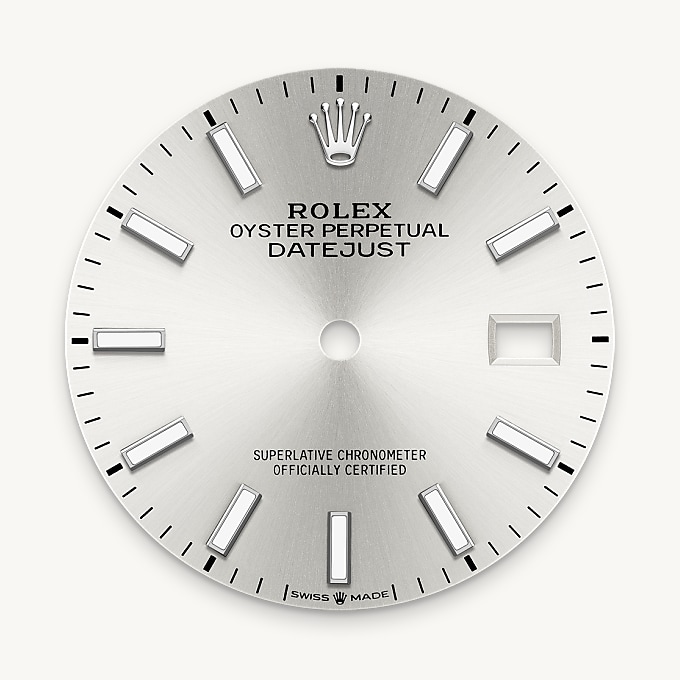 Silver dial