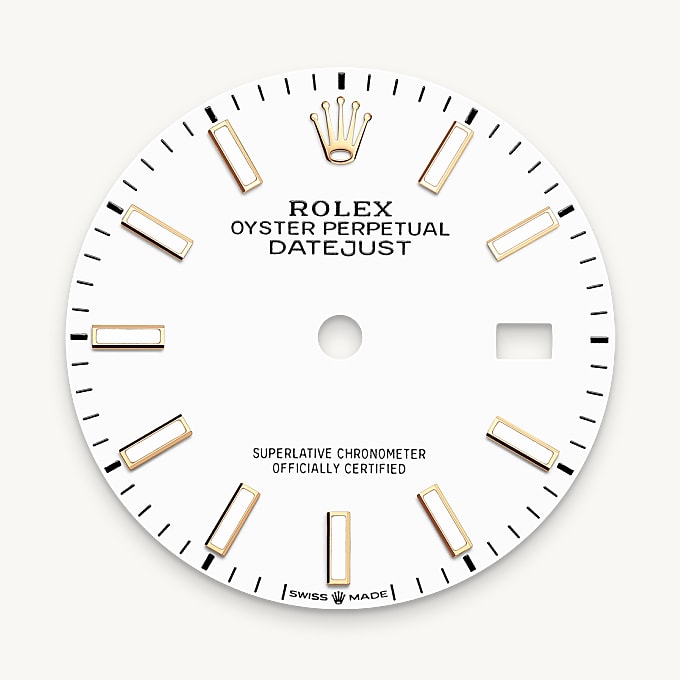 White dial