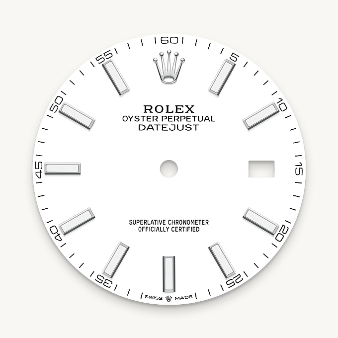 White dial