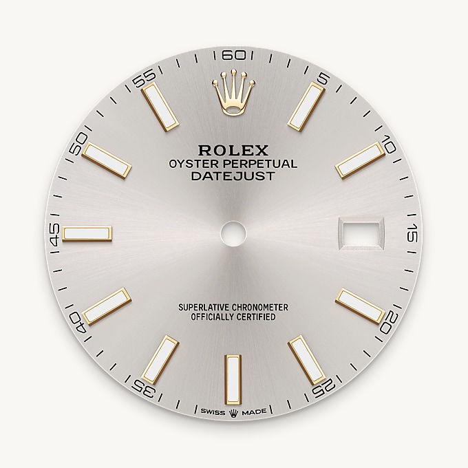 Silver dial
