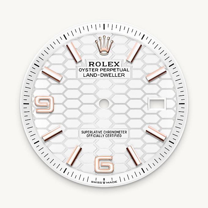 Intense white dial