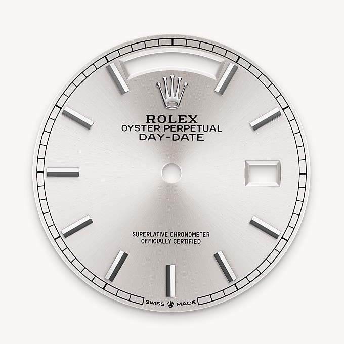 Silver dial