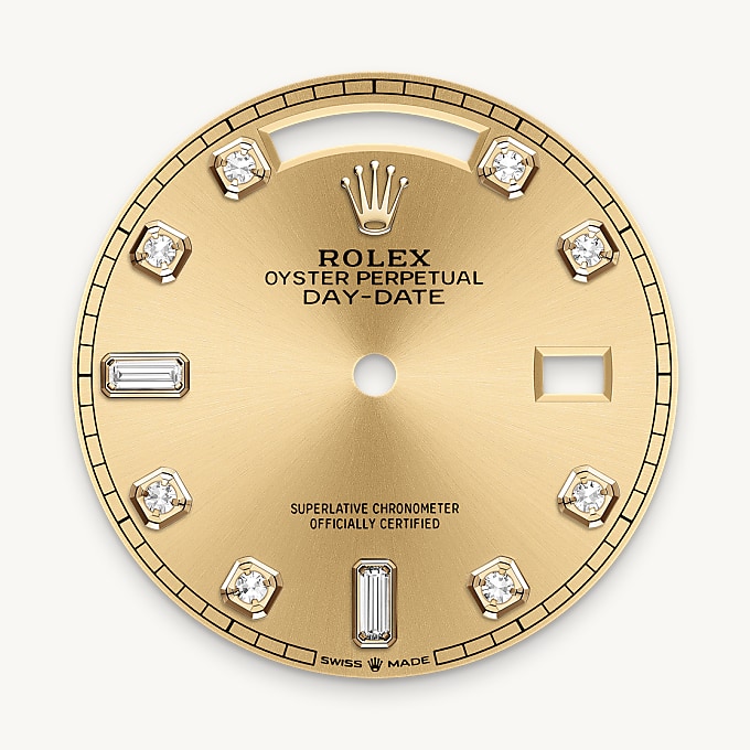 Champagne-colour dial