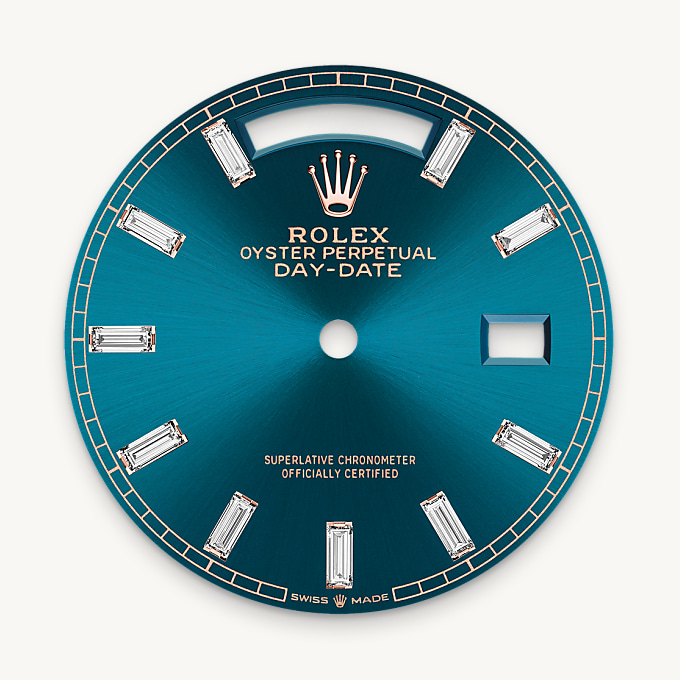 Blue-green dial