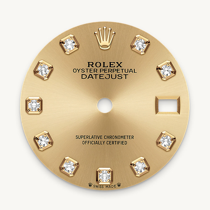 Champagne-colour dial
