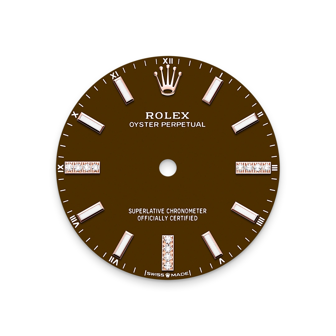 Brown stone dial