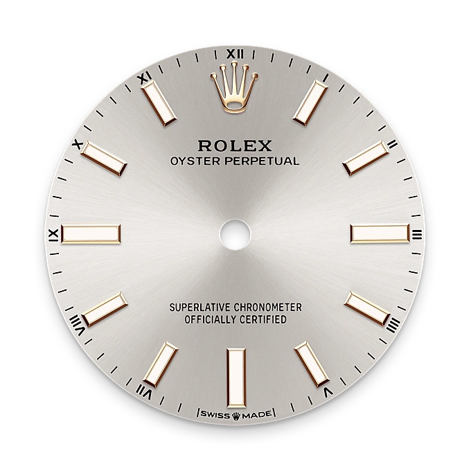 Silver dial