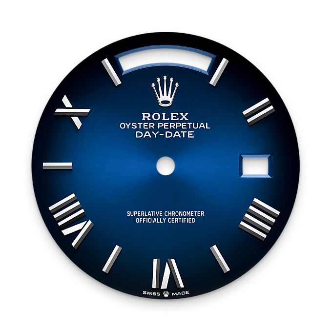 Blue ombré dial