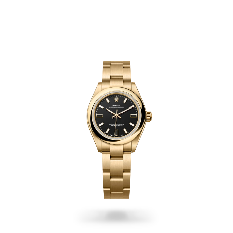 Oyster, 28 mm, yellow gold