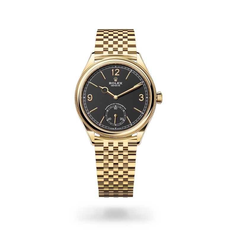 39 mm, 18 ct yellow gold, polished finish