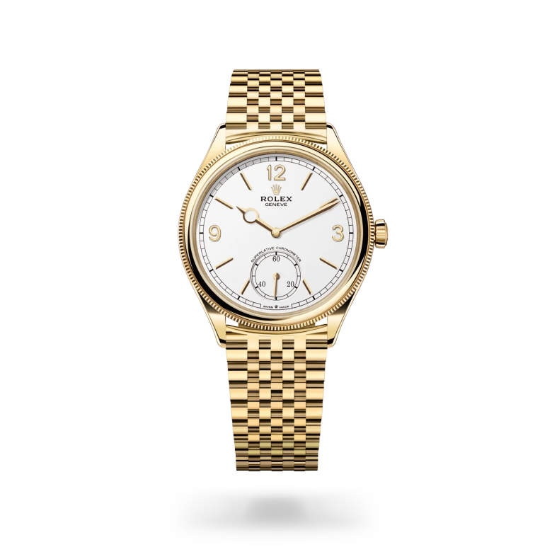 39 mm, 18 ct yellow gold, polished finish