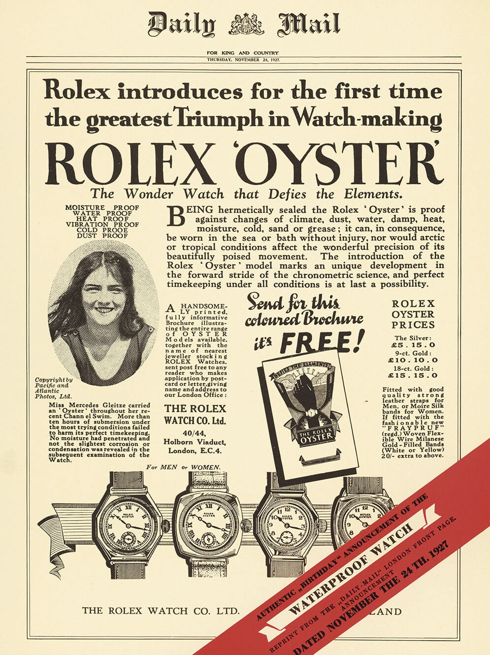 rolex oyster story mercedesgleitze landscape